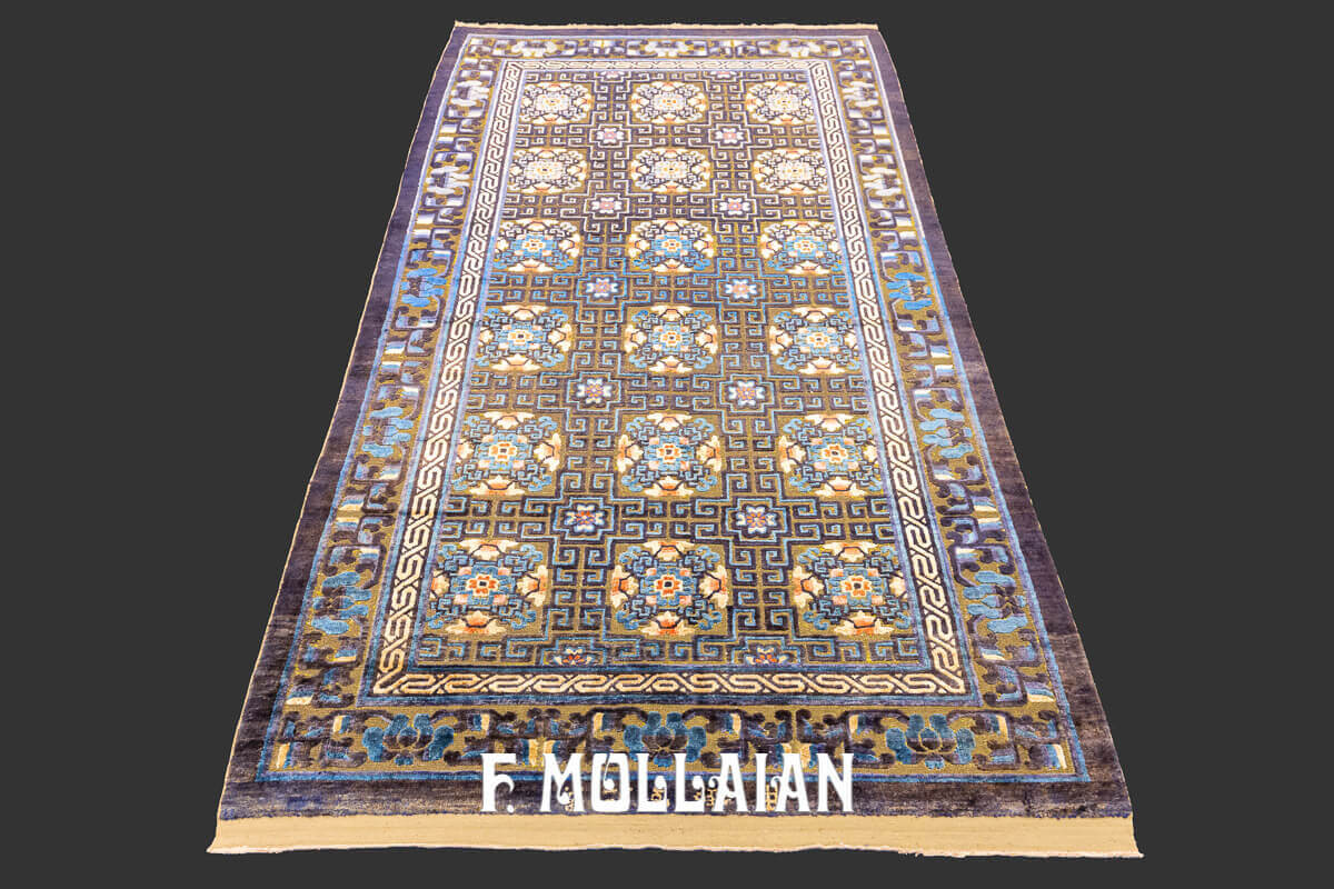 Tapis de Soie et Fil de Métal du Palais Impérial, Signé n°:27273024